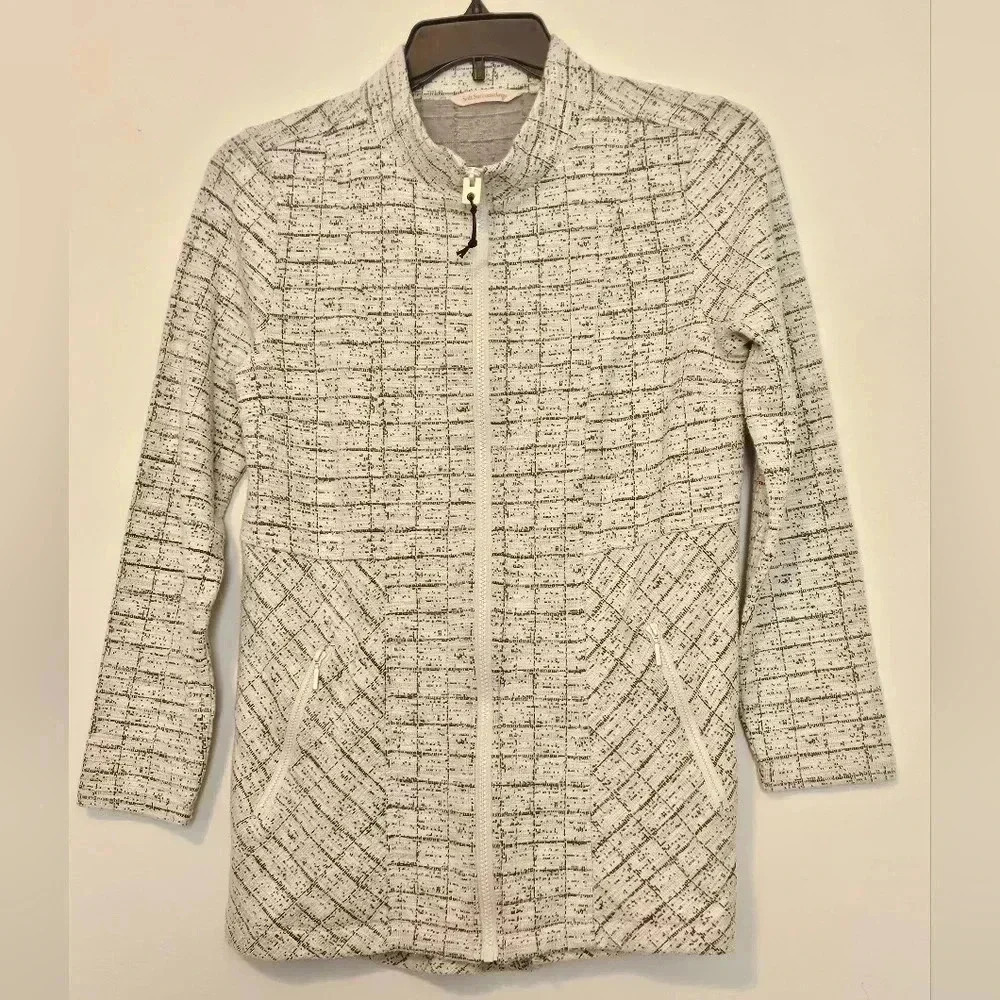 Soft Surroundings Full Zip EUC with Split Back Hem